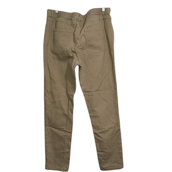 Mossimo Supply Co. Khaki Jogger Pants M Elastic Waistband Drawstring Closure - Picture 7 of 10